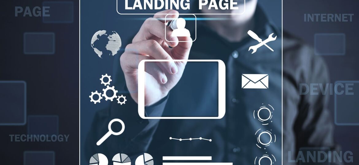 create content for landing page